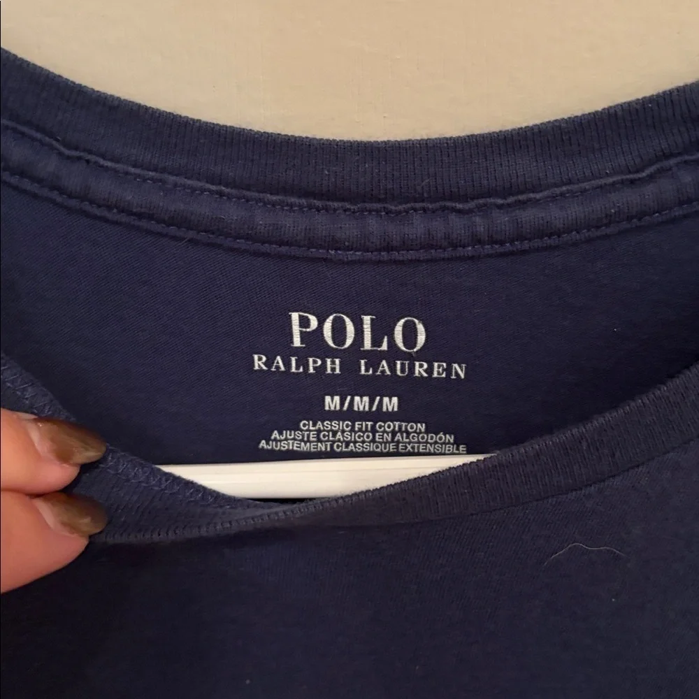Polo Ralph Lauren Men's Classic Fit Cotton Tee – Navy - Size Medium